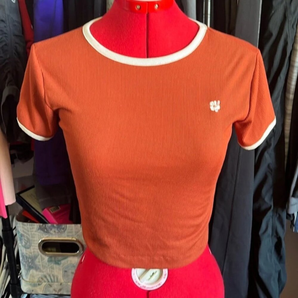 Ardene Ribbed Crop Top T Shirt SM28